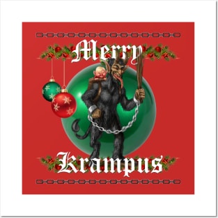 Merry Krampus Posters and Art